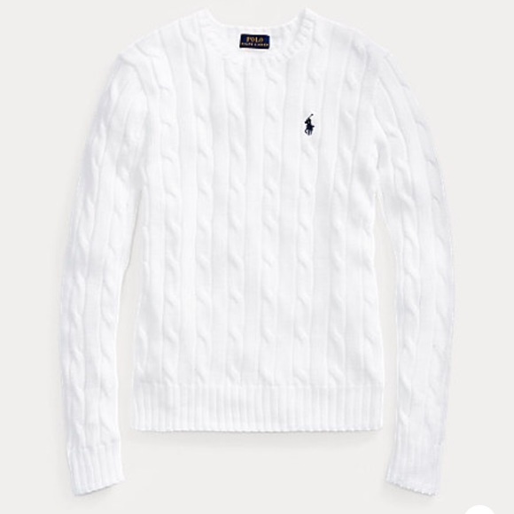 Ralph Lauren Other - Ralph Lauren white sweater with navy horse. Size M